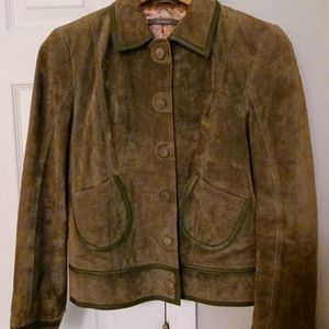 Liz Claiborne suede short jacket
